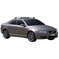 Prorack Silver 2 Bar Aero Flush Bar kit to suit Volvo S80 4dr Sedan (2006 - 2016)