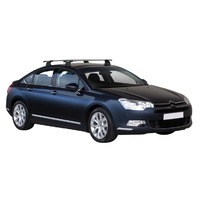 Prorack Silver 2 Bar Aero Through Bar kit to suit Citroen C5 4dr Sedan (2008 - 2010)