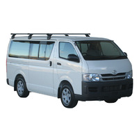 Prorack Silver 3 Bar Heavy Duty Through Bar kit to suit Toyota HiAce LWB 2dr Van (3/2005 - 1/2019)