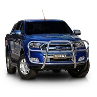 ECB Black Ripple Roo Bar to suit Ford Ranger PX MKII 4WD Highrise 07/15 - 08/18