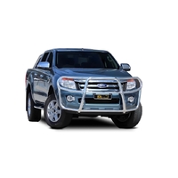 ECB Polished Roo Bar to suit Ford Ranger PX 2WD Highrise 10/11 - 06/15