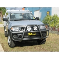 ECB Black Ripple Roo Bar to suit Mitsubishi Triton ML Excl GLX 07/06 - 08/09