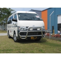 ECB Polished Roo Bar to suit Toyota HiAce MWB 03/05 - 02/14