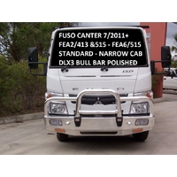 ECB Textura Black Deluxe 3 BullBar to suit Fuso Canter FE Narrow Cab 2011 - 10/12