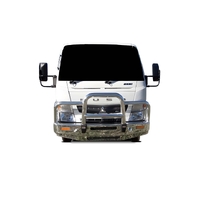 ECB Textura Black Deluxe 3 BullBar with towpin to suit Fuso Canter FE Narrow Cab 10/12 - Onwards