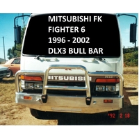 ECB Polished Deluxe 3 BullBar to suit Fuso Fighter FK 1996 - 2002