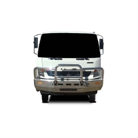 ECB Polished Deluxe 3 BullBar with towpin to suit Fuso Fighter FK 03/13 - 2019