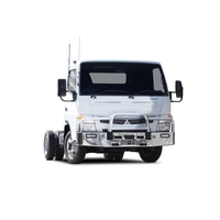 ECB Silver Hammertone BullBar to suit Fuso Canter 918 WC W/ Safety 08/19 - Onwards