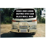 ECB Black Ripple Deluxe 3 BullBar to suit Hino Dutro Narrow Cab 2001 - 2006