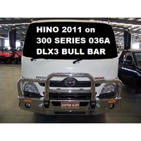 ECB Black Ripple Deluxe 3 BullBar to suit Hino 300 Series 036A Wide Cab 2011 - 05/20