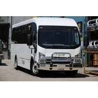 ECB Black Ripple Deluxe 3 BullBar to suit I Bus NQR 87/190 2015 - Onwards