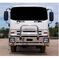 ECB Polished Deluxe 3 BullBar with towpin to suit Isuzu FSS (FH) 4X4 2008 - 11/21