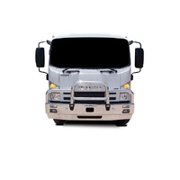 ECB Polished Deluxe 3 BullBar with towpin to suit Isuzu FRR600 (FH) ISJZ 2012 - Onwards