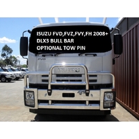 ECB Polished Deluxe 3 BullBar with towpin to suit Isuzu FV (FH) Euro 5 ISJZ 2011 - Onwards