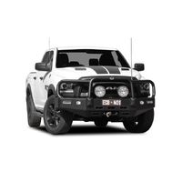 ECB Silver Hammertone Winch BullBar to suit Dodge Ram Warlock 07/20 - Onwards