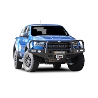 ECB Black Ripple Winch BullBar to suit Ford Ranger Raptor 07/18 - 04/22