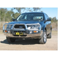 ECB Black Ripple BullBar with Bumper Lights to suit Ford Territory 05/04 - 04/09