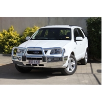 ECB Polished BullBar with Bumper Lights to suit Ford Territory SY MKII 05/09 - 04/11