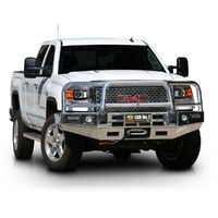 ECB Black Ripple Winch BullBar with Bumper Lights to suit GMC Denali 2500HD MY15 - 12/19