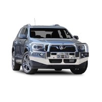 ECB Black Ripple BullBar with Bumper Lights to suit Holden Acadia 03/19 - 12/20