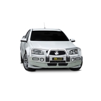 ECB Black Ripple BullBar with Bumper Lights to suit Holden Commodore VE S2 SS-V 09/10 - 04/13