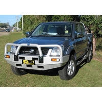 ECB Polished BullBar to suit Holden Rodeo RA DX/LX Flares 03/03 - 12/06