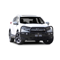 ECB Textura Black BullBar with Bumper Lights to suit Honda CR-V 08/19 - 06/20