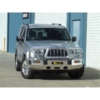 ECB Polished BullBar to suit Jeep Cherokee KK 03/08 - 05/14