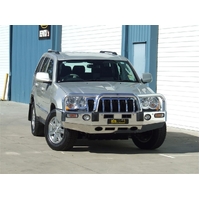 ECB Black Ripple BullBar with Bumper Lights to suit Jeep Grand Cherokee Limited 08/08 - 12/10