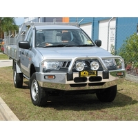 ECB Polished BullBar to suit Mitsubishi Triton ML GLX 07/06 - 08/09