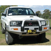 ECB Textura Black BullBar to suit Mitsubishi Triton MK 4WD TURBO D 04/03 - 06/06