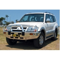 ECB Textura Black BullBar to suit Mitsubishi Pajero NP 11/02 - 10/06