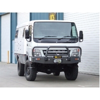 ECB Black Ripple Winch BullBar to suit Fuso Canter 4X4 02/05 - 04/12