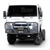 ECB Black Ripple Winch BullBar to suit Fuso Canter 4X4 05/12 - Onwards