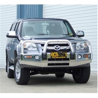 ECB Textura Black BullBar with Bumper Lights to suit Mazda BT-50 2WD/4WD 11/06 - 08/08