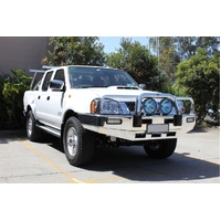 ECB Polished BullBar to suit Nissan Navara D22 4WD (Thai) 10/09 - 12/14