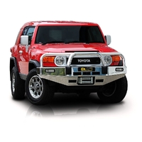 ECB Polished Winch BullBar to suit Toyota FJ Cruiser 2012 - 12/16