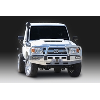 ECB Textura Black BullBar to suit Toyota LandCruiser 79 Series Single Cab 11/16 - Onwards