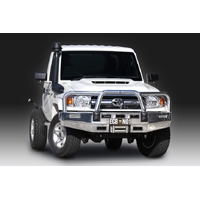 ECB Black Ripple Winch BullBar to suit Toyota LandCruiser 79 Series Single Cab 11/16 - Onwards