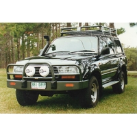 ECB Silver Hammertone BullBar to suit Toyota LandCruiser 80 Series 05/90 - 03/98