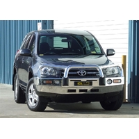 ECB Black Ripple BullBar with Bumper Lights to suit Toyota Rav4 10/08 - 11/12