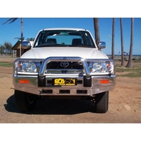 ECB Polished BullBar to suit Toyota HiLux 4WD 11/97 - 02/05