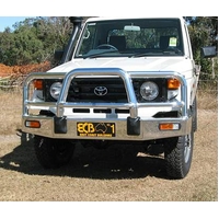 ECB Black Ripple BullBar to suit Toyota LandCruiser 79 Series Until - 02/07