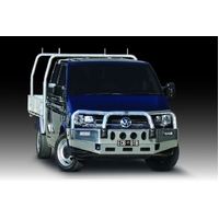 ECB Silver Hammertone BullBar to suit Volkswagen Transporter 07/15 - 05/20