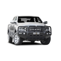 ECB Textura Black BullBar with Bumper Lights to suit Dodge Ram 1500 DT Petrol 06/19 - Onwards