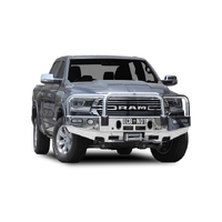 ECB Black Ripple Winch BullBar with Bumper Lights to suit Dodge Ram 1500 DT Petrol 06/19 - Onwards