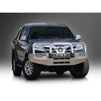 ECB Silver Hammertone BullBar to suit Foton Tunland 4X4 Dual Cab 07/12 - 04/19