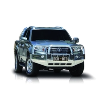 ECB Black Ripple BullBar with Bumper Lights to suit Great Wall Steed Dual Cab 07/16 - 08/21