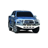 ECB Silver Hammertone BullBar to suit Holden Colorado LS-LT-LTZ 07/16 - 12/20