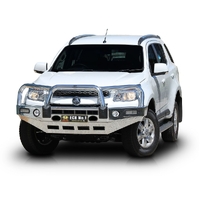 ECB Black Ripple BullBar with Bumper Lights to suit Holden Colorado 7 12/12 - 08/16